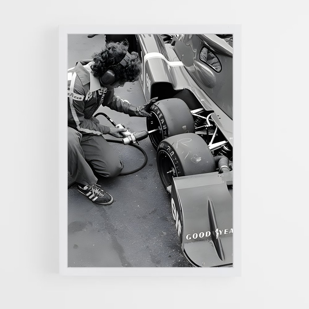 Poster Mécanicien de Précision – affiche Voitures de Formule 1 (vue 3)